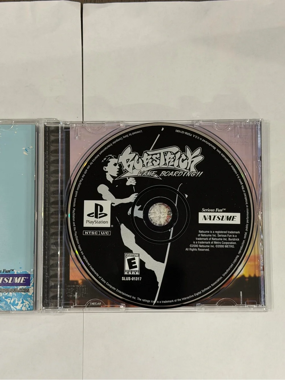 Burstrick Wake Boarding PS1 PlayStation Complete CIB Tested